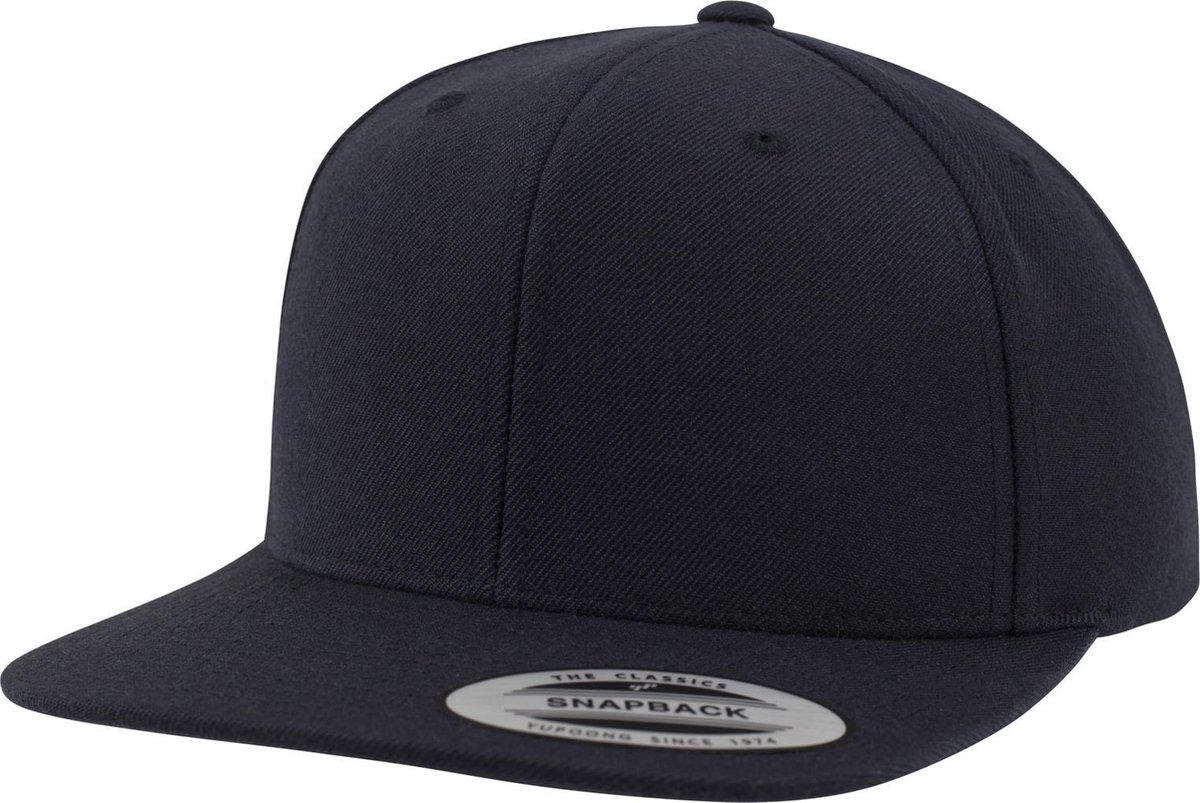 Flexfit/Yupoong - Classic Snapback - Kleur Donker Blauw/Donker Blauw