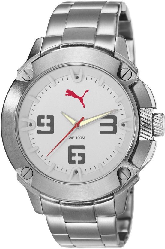 Puma Heren Horloge - Pu-Hybrid - Metal Silver - PU103721004 | bol.com