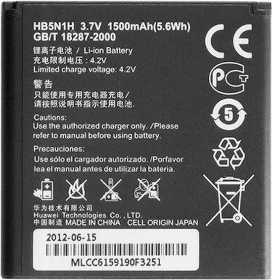 Batterie Huawei Ascend Y330 - remplace la batterie d'origine - 1500mAh |  bol.com