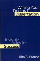 Writing Your Doctoral Dissertation