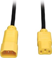 Tripp Lite P005-006-YW electriciteitssnoer Black,Yellow 1,8 m C13 stekker C14 stekker