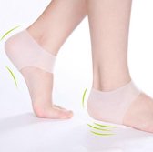 2 professionele hielbeschermers - Hiel kussens gel - Siliconen hiel bescherming - Hiel beschermers / gel sokken - Set
