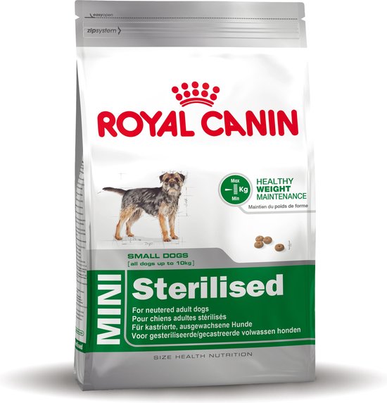 val te veel bevroren ROYAL CANIN® Mini Sterilised - hondenvoer - 2 kg | bol.com