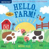 Indestructibles Hello, Farm Chew Proof  Rip Proof  Nontoxic  100 Washable Book for Babies, Newborn Books, Safe to Chew