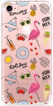 iPhone 7 Hoesje Summer Flamingo - Designed by Cazy