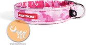 EzyDog classic neopreen halsband, pink camouflage, maat XL