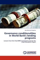 Governance Conditionalities in World Bank's Lending Programs