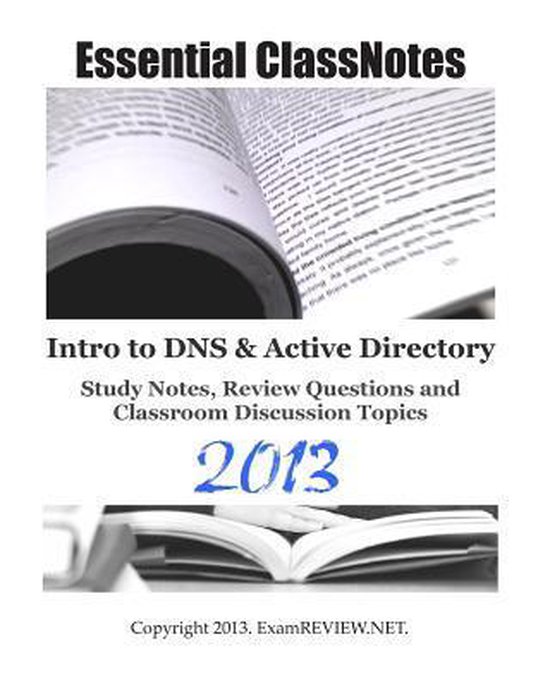 Essential ClassNotes Intro to DNS & Active Directory Study N ... - cover