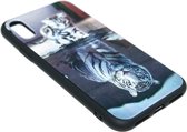 Poezen schaduw tijger hoesje Geschikt voor iPhone XS/ X