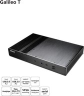 Akasa Galileo T, Fanless Aluminium Slim THIN Mini ITX Case