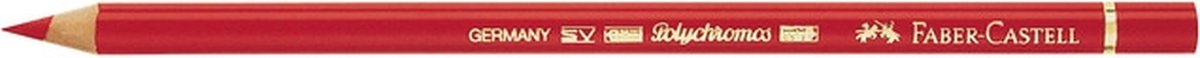 Kleurpotlood Faber Castell Polychromos 219 diep scharlakenrood doos met 6 stuks