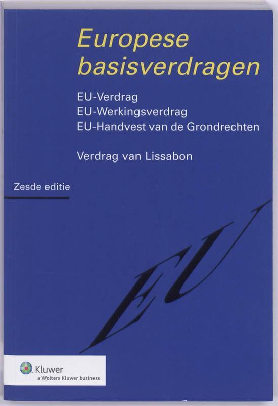 Europese basisverdragen - cover