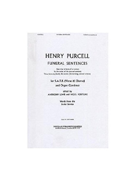 Funeral Sentences, Purcell 9780853604914 Boeken