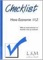 Checklist Havo Economie 1/1,2