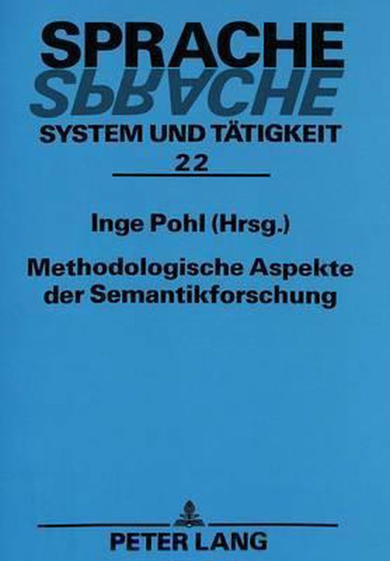Methodologische Aspekte der Semantikforschung - cover