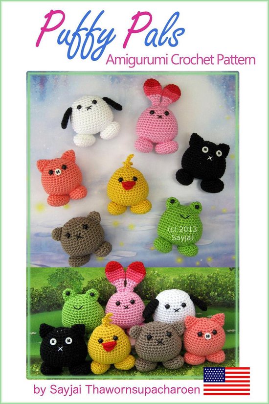 Easy Crochet Doll Patterns - Puffy Pals Amigurumi Crochet Pa ... - cover