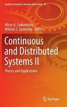 Continuous and Distributed Systems II