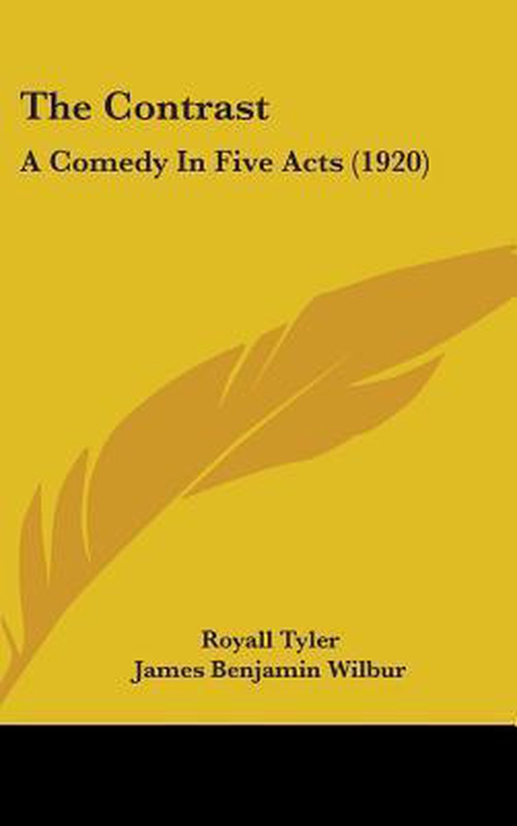 The Contrast van Royall Tyler