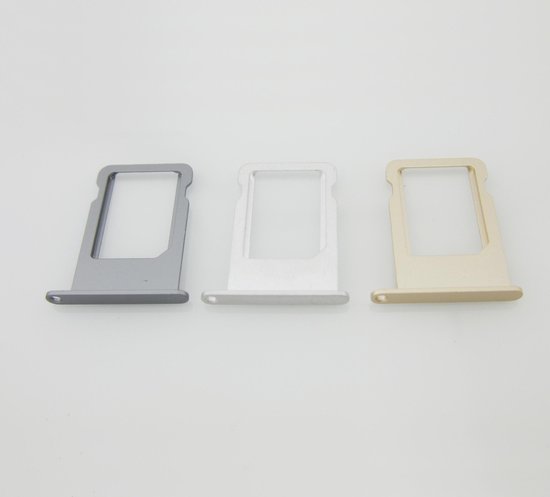 melk Afleiden Tenslotte iPhone 5/5S Simkaart houder/simkaart tray – Zilver | bol.com