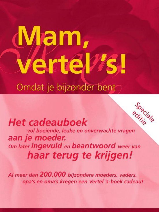 Cover van het boek 'Mam vertel s' van Elma van Vliet