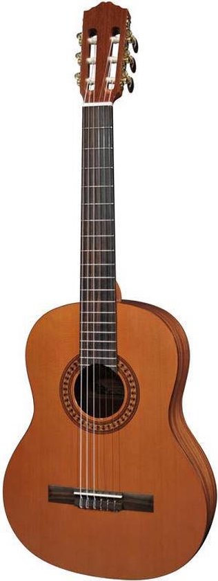 sticker oase kasteel Salvador Cortez CC-22 junior 3/4 klassieke gitaar met massief ceder  bovenblad | bol.com