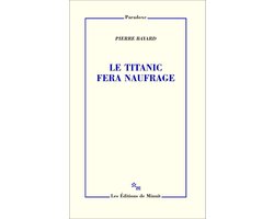Omslag van Le Titanic fera naufrage