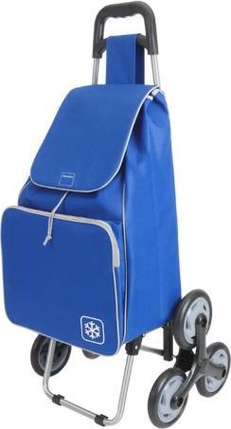 Tomado - Boodschappentrolley - 48 l - 30 kg - 2x3 Wielen - Blauw |