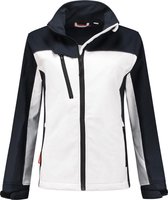 WorkWoman Softshell Jack Summer - 25011 wit / navy - Maat M