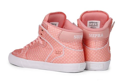 Supra Dames Sneakers Vaider Peach Stippen Maat 41 | bol.com