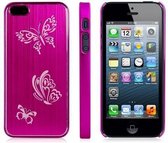 Vlinder Print hoesje Metaal iPhone 5 5S