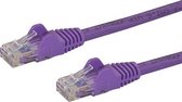 StarTech.com StarTech.com Câble réseau Ethernet RJ45 Cat6 de 30,48 m - Cordon de brassage Cat 6 UTP sans crochet - Violet - N6PATCH100PL