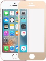 iPhone 5(s)/ 5c/ SE 0,3mm Edge 2 Edge Glas Screenprotector - Goud