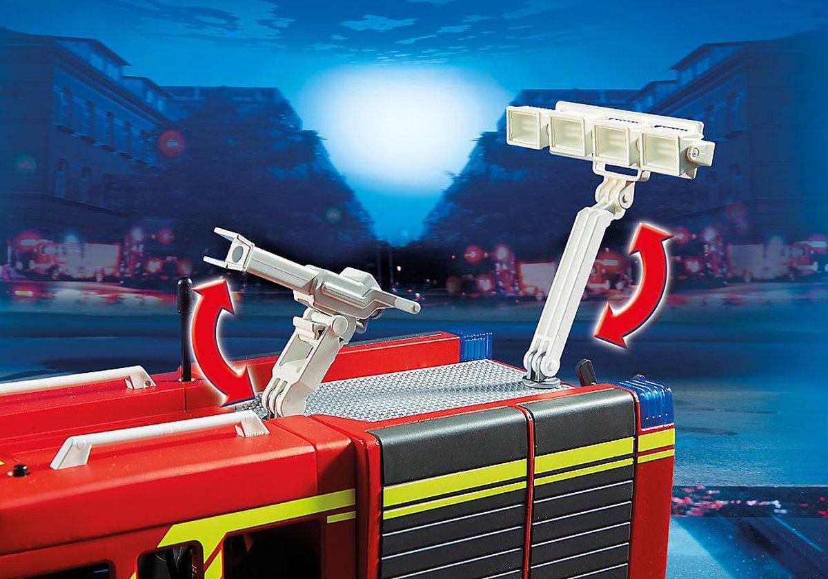 PLAYMOBIL Brandweer pompwagen met licht en sirene - 5363 | bol.com