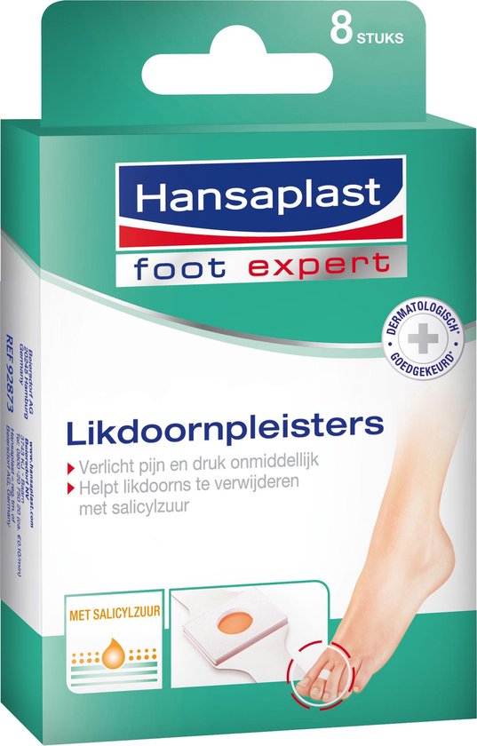 leeuwerik Zachte voeten Paragraaf Hansaplast - 8 stuks - Likdoornpleister | bol.com