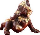 Baby Ganesha messing 2-kleurig - 10 - 440 - Messing - Metaal - Koper - M
