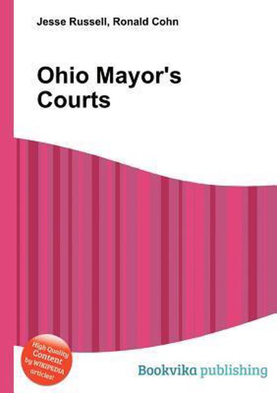 Ohio Mayor's Courts 9785511665061 Boeken