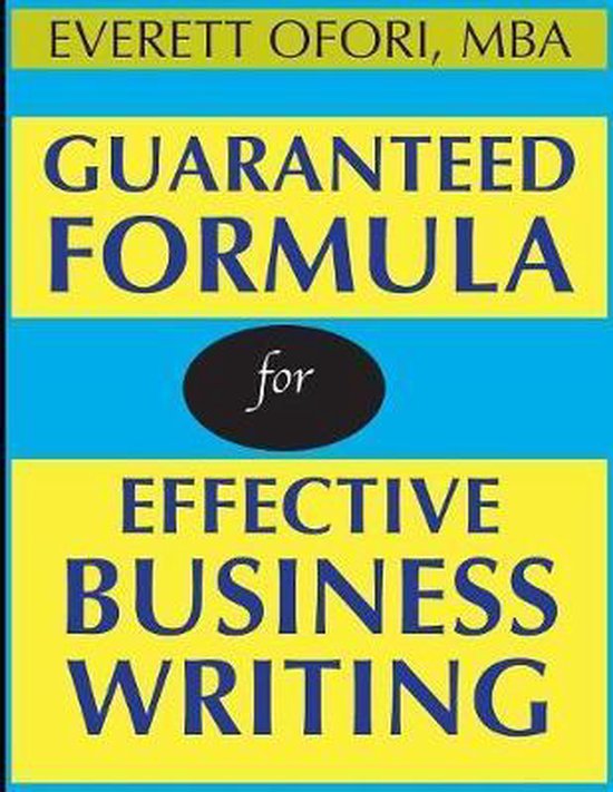 Guaranteed Formula for Effective Business Writing - cover