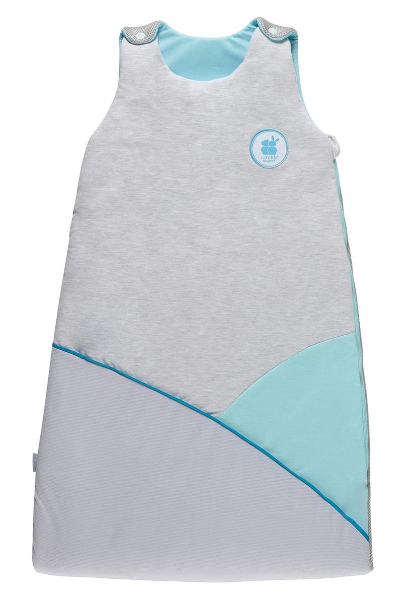Candide Cosy verstelbare babyslaapzak 6-36 mnd - grijs/turquoise