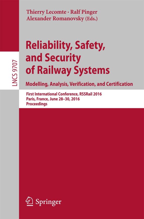 Springer Nature Proceedings Computer Science - Reliability,  ... - cover