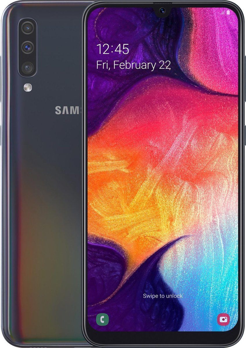 Vrijgekomen kleur breken Samsung Galaxy A50 - 128GB - Zwart | bol.com