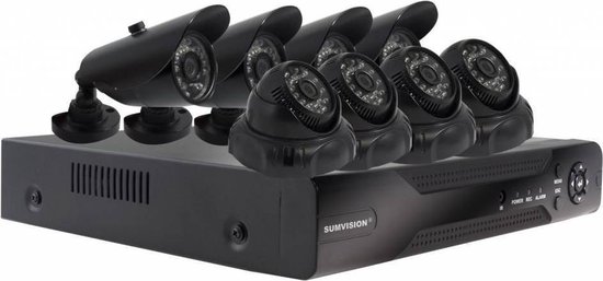 Sumvision Rio Sumvision Oracle HD 720p beveiligingssysteem met 8 camera's | bol.com
