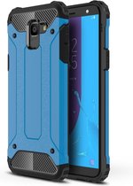 Armor Hybrid Hoesje Samsung Galaxy J6 (2018) - Lichtblauw