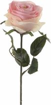 Kunst rozen tak 45 cm licht roze