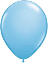 Benza - Ballon, Ballonnen Neutraal Uni Kleuren - Baby Blauw (10 stuks)