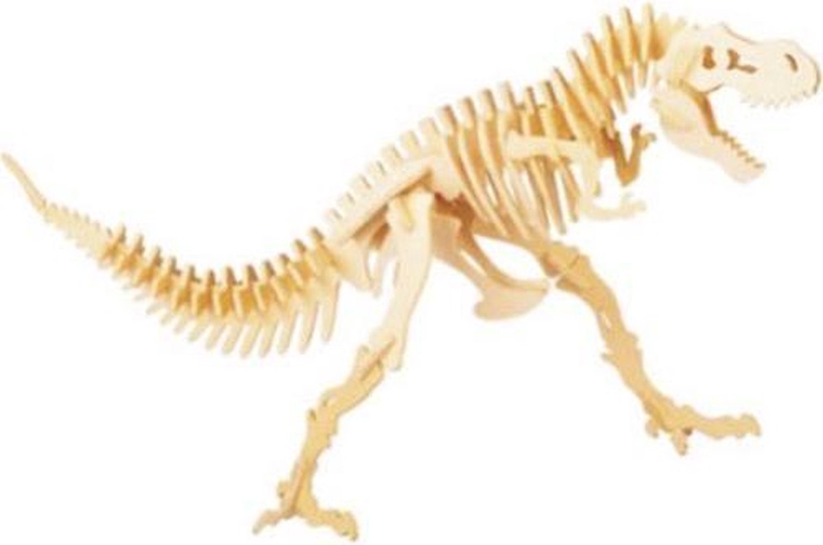 aftrekken Mand kans Houten Dinosaurus Skeletpuzzel | bol.com