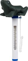 Mega Pool Thermometer met kikker Groen - 20 x 5 x 20 cm