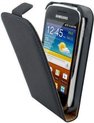 Mobiparts Premium Flip Case Samsung Galaxy Mini 2 Black