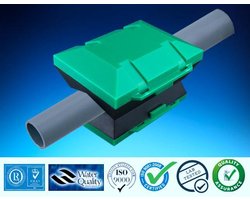 Alpine® - hét waterontharder alternatief 22 S Twin - Magnetisch antikalksysteem - kunststof leidingen - 22 mm