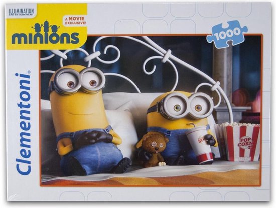 Temerity paneel Voorkeur Minions Puzzel 1000 Stukjes Televisie avond Happy family | bol.com