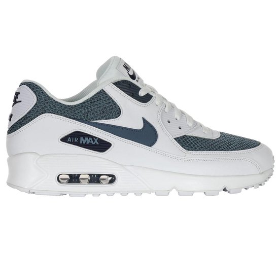 Nike Air Max 90 Essential Sneakers - Maat 44.5 - Mannen - wit/blauw |  bol.com